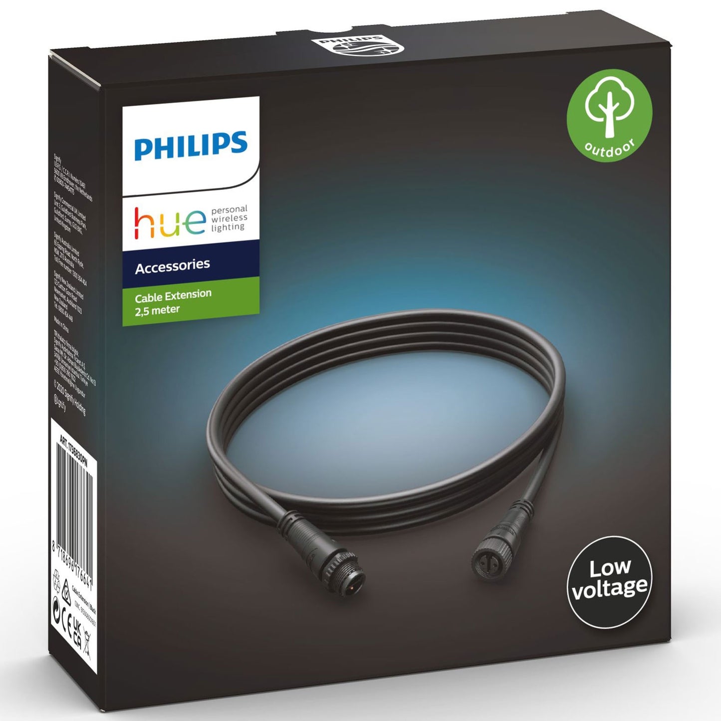 Hue Outdoor Extension cable 2.5m IP67