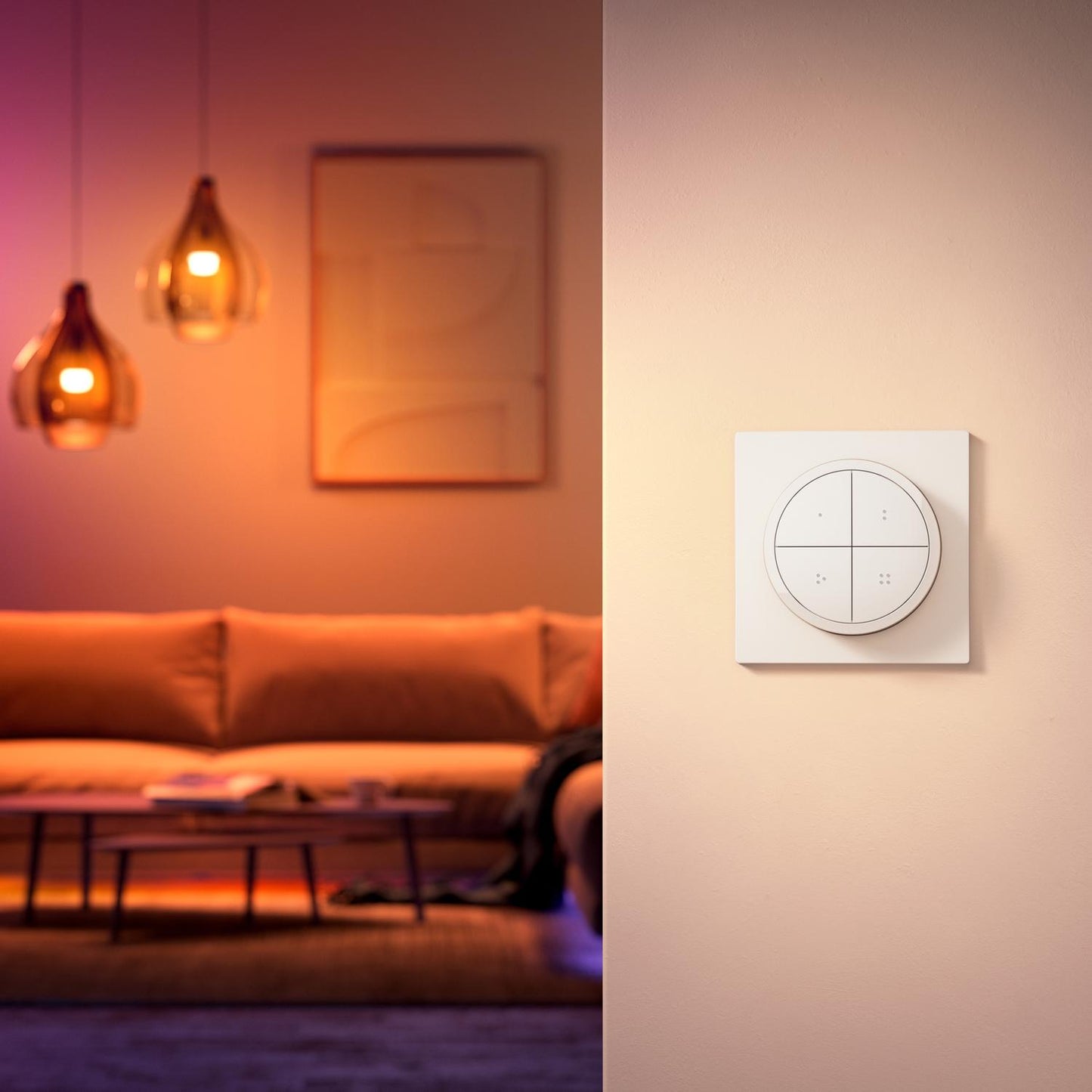 Hue Tap Dial Switch White