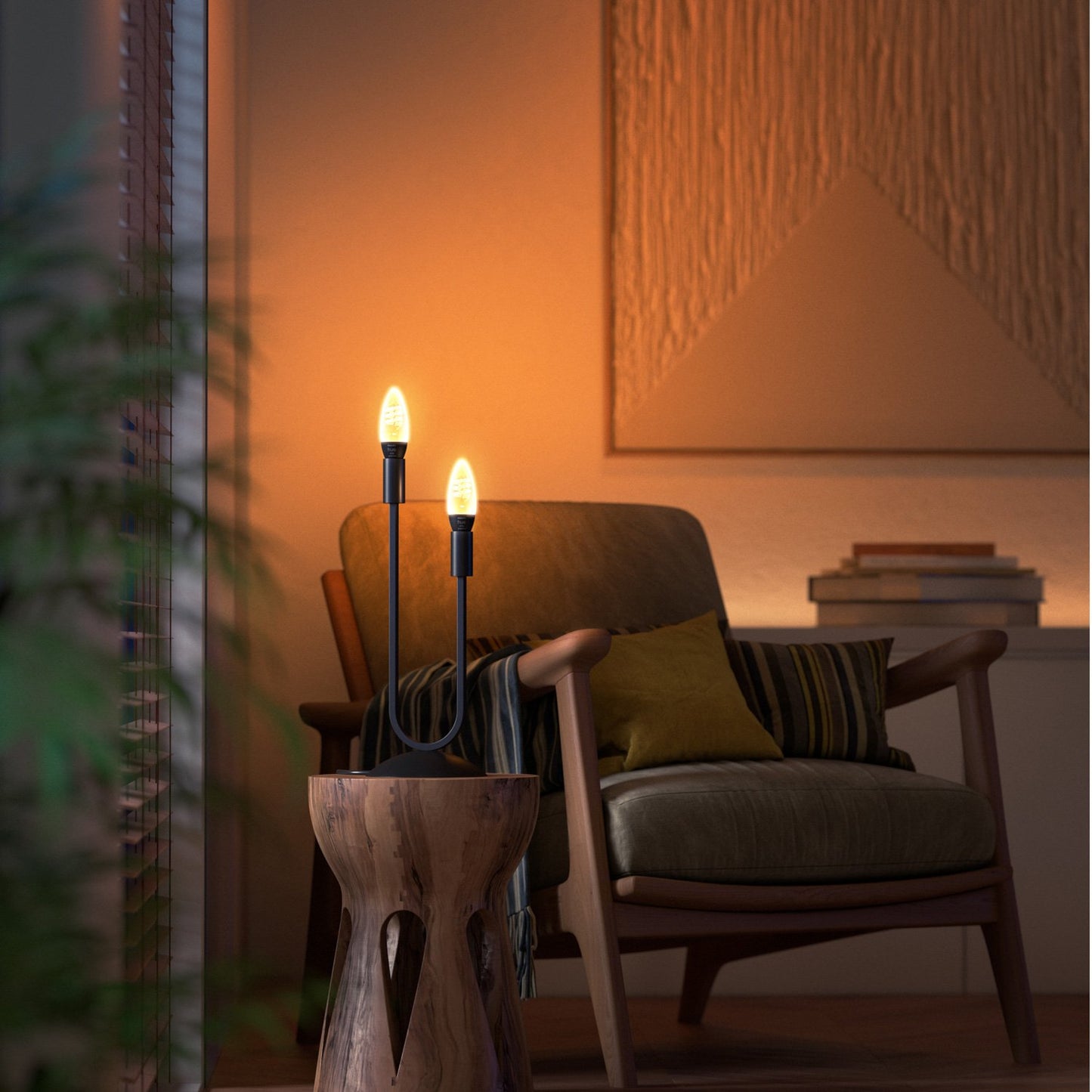 Hue White Ambiance Filament E14 Krone 350 lm 2-pack