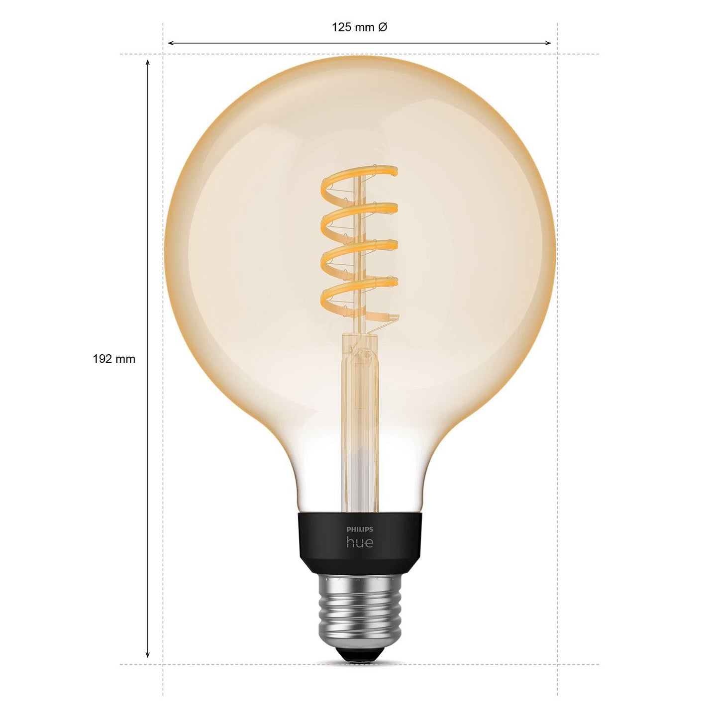 Hue White Ambiance Filament E27 G125 Glob