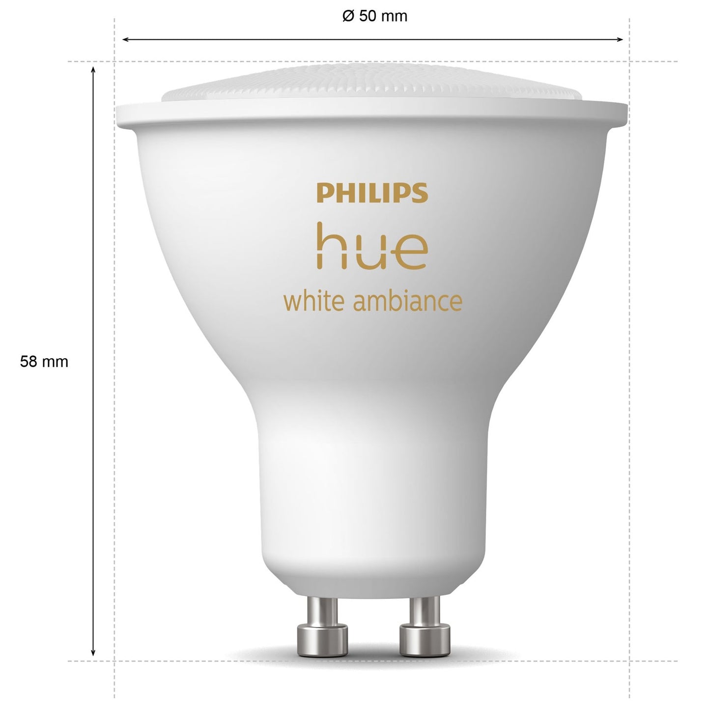 Hue White Ambiance GU10 3-pack