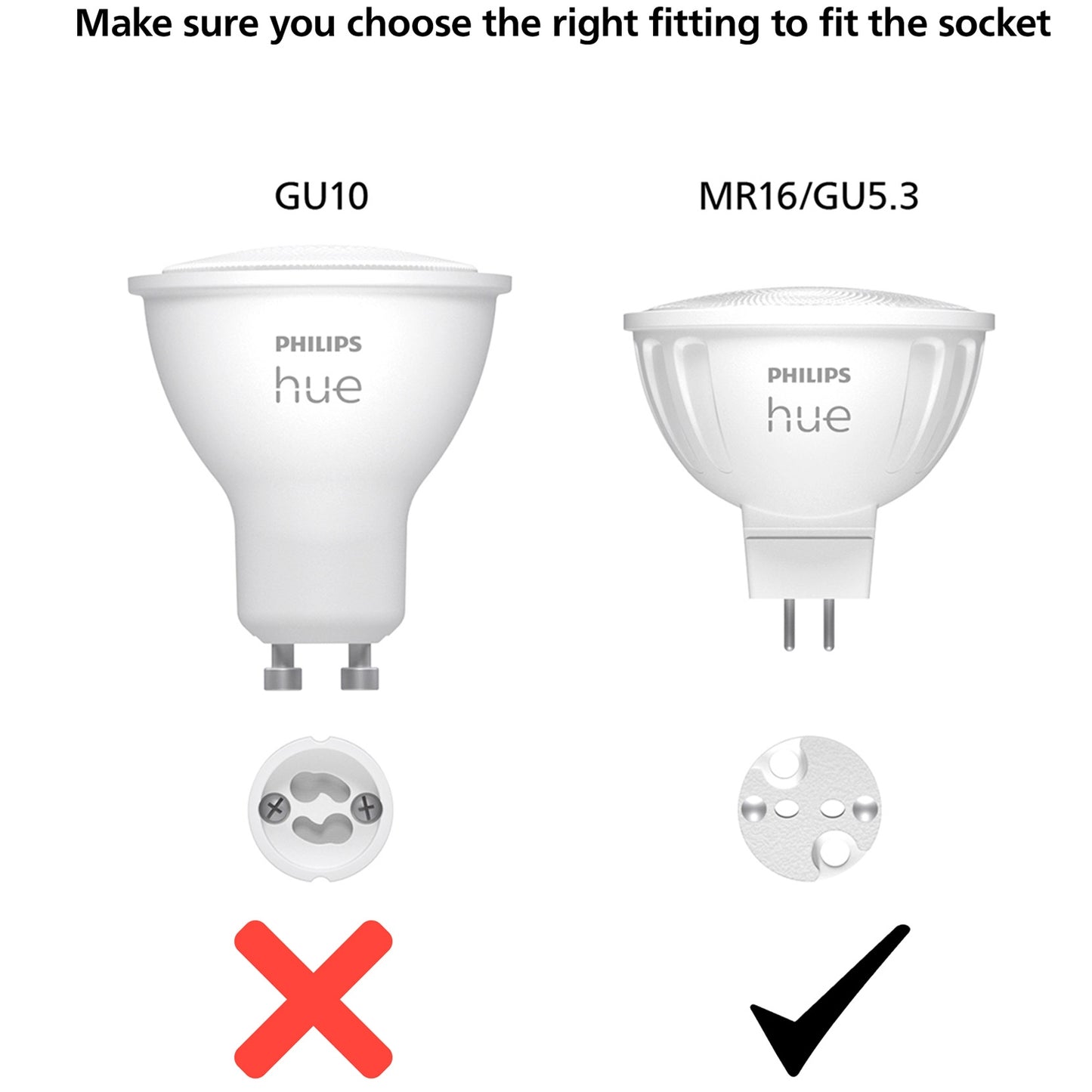 Hue White Ambiance GU5.3 MR16 12V 400lm 1-pack