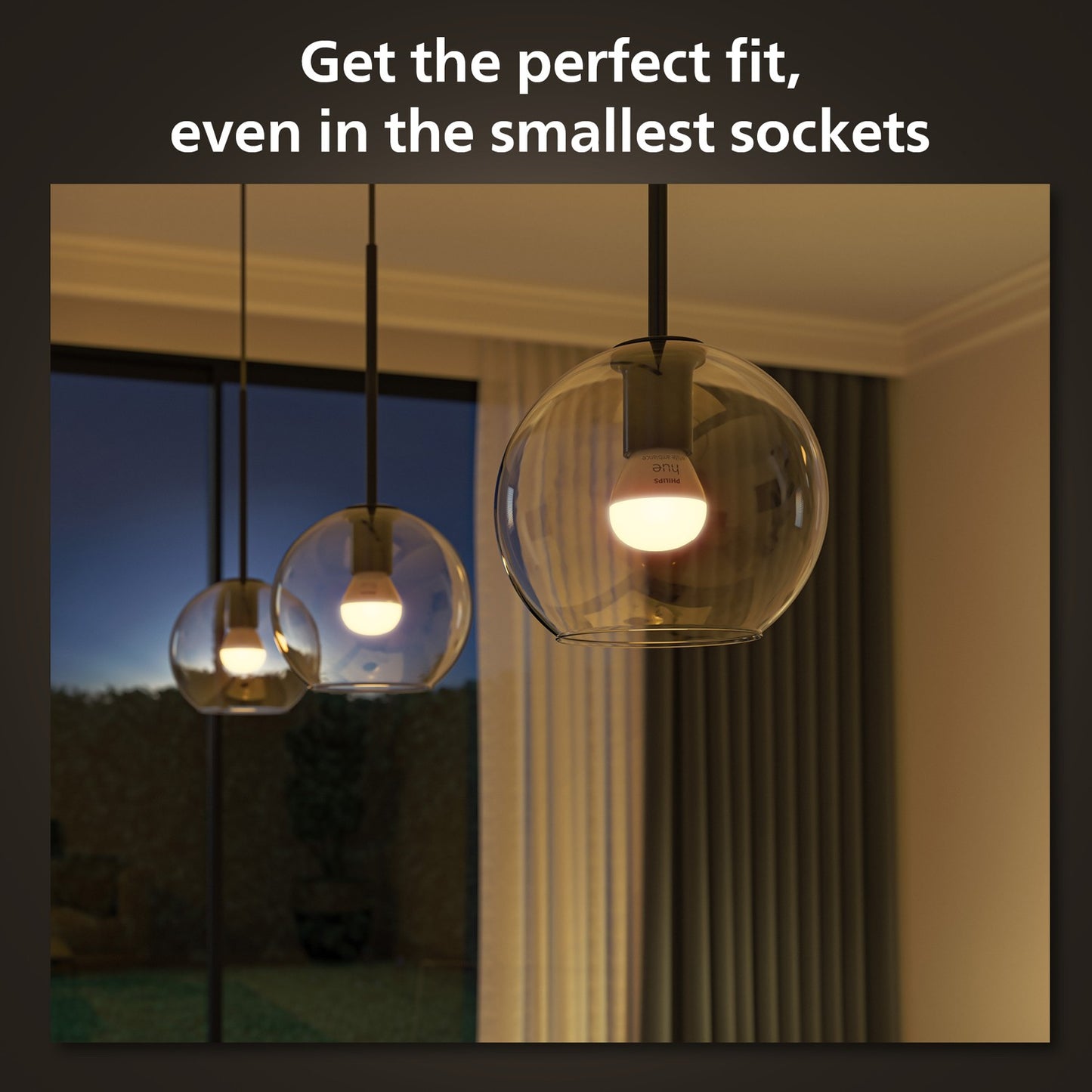 Hue White Color Ambiance E14 Globe 2-pack