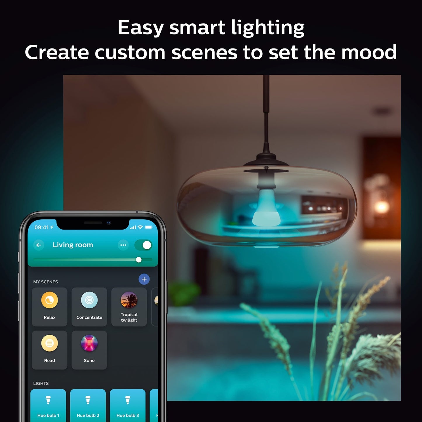 Hue White Color Ambiance E27 A60 1600lm 1 pack