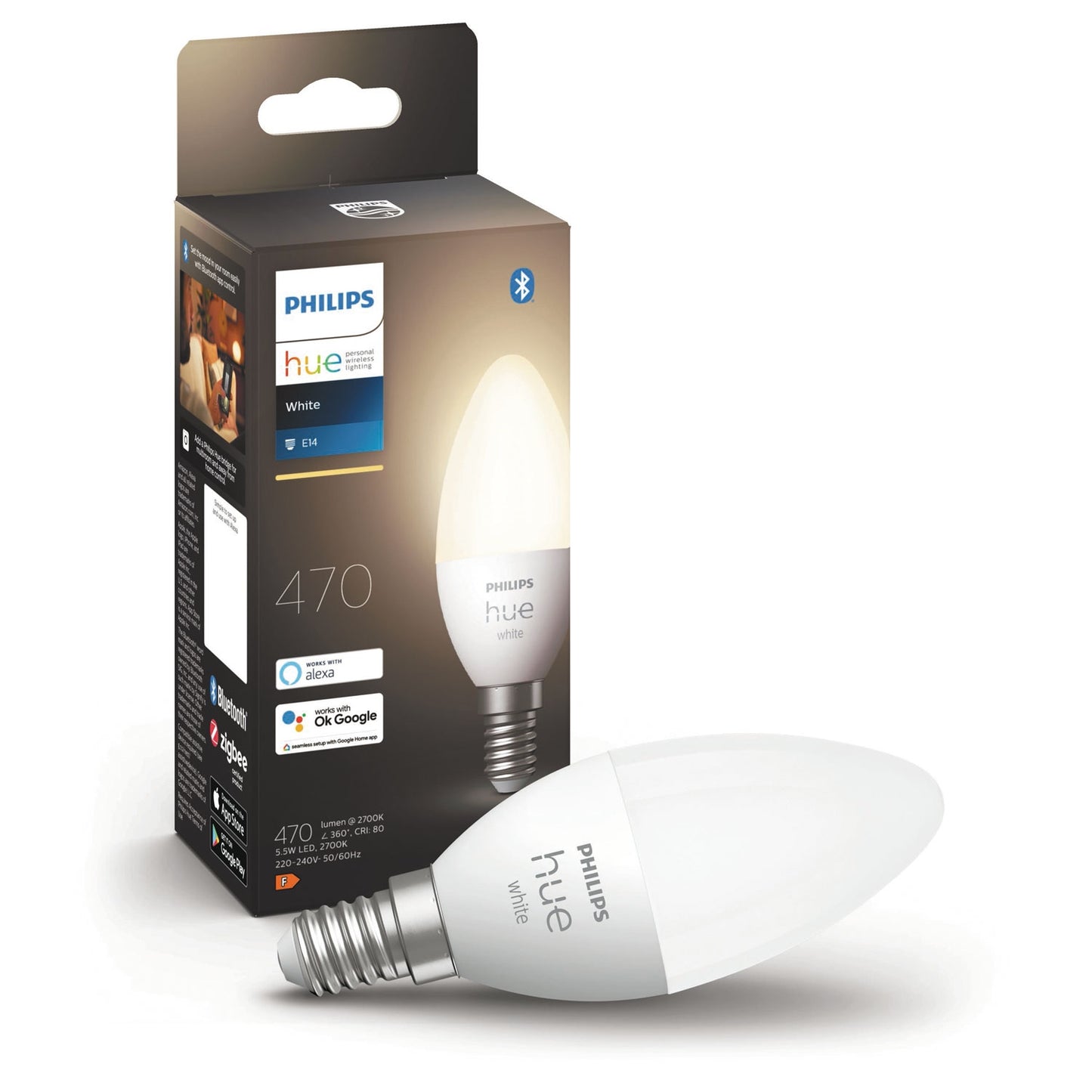 Hue White E14 Crown 1-pack