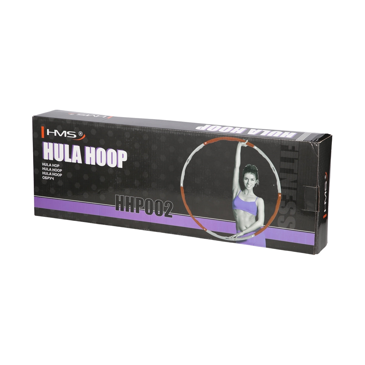 Hula Hoop 100cm, Red-Grey Fitness Ring