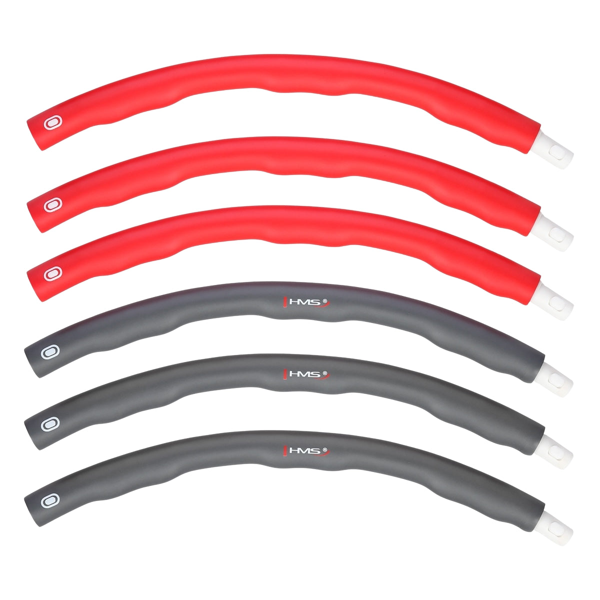 Hula Hoop 100cm, Red-Grey Fitness Ring