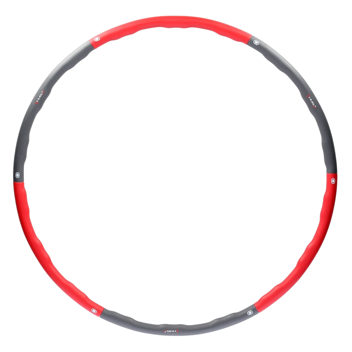 Hula Hoop 100cm, Red-Grey Fitness Ring