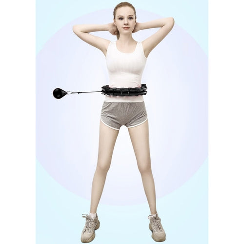 Hula hoop with massager + weight Trizand 25208