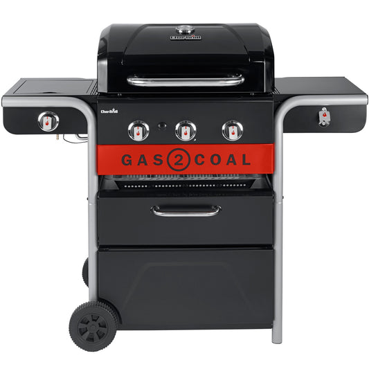 Hybrid Grill Gas2Coal 2.0, 3+1 Burners, Gas or Charcoal