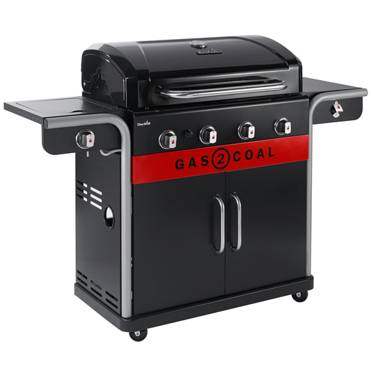 Hybrid Grill Gas2Coal 4 Burners, Gas and Charcoal