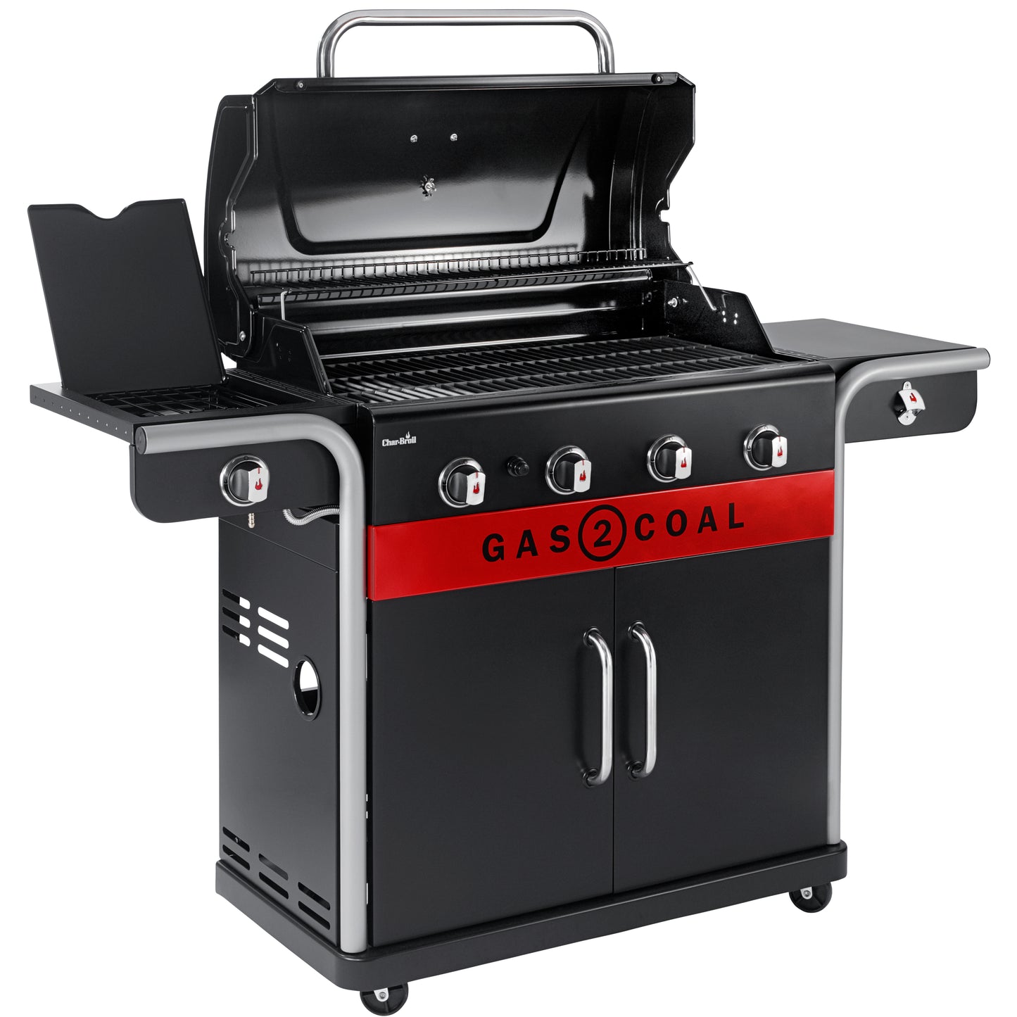 Hybrid Grill Gas2Coal 4 Burners, Gas and Charcoal