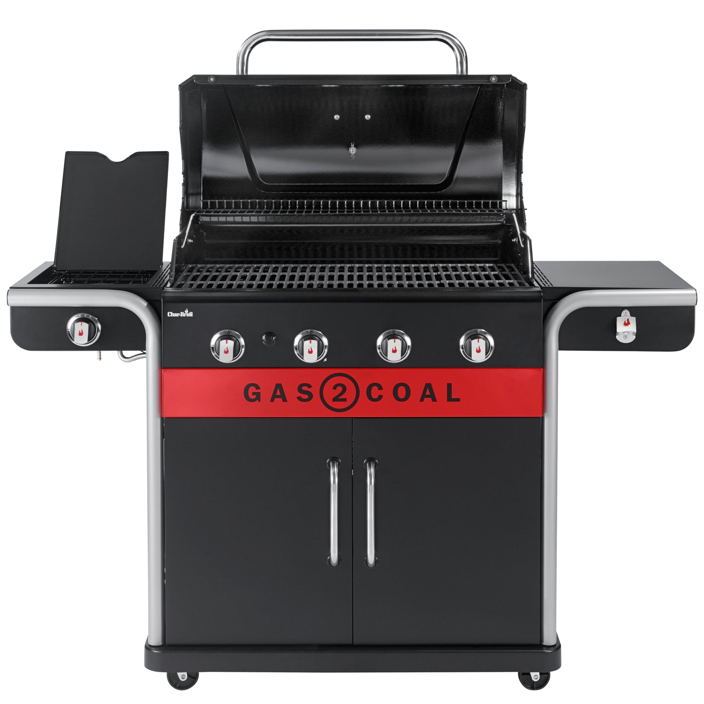 Hybrid Grill Gas2Coal 4 Burners, Gas and Charcoal