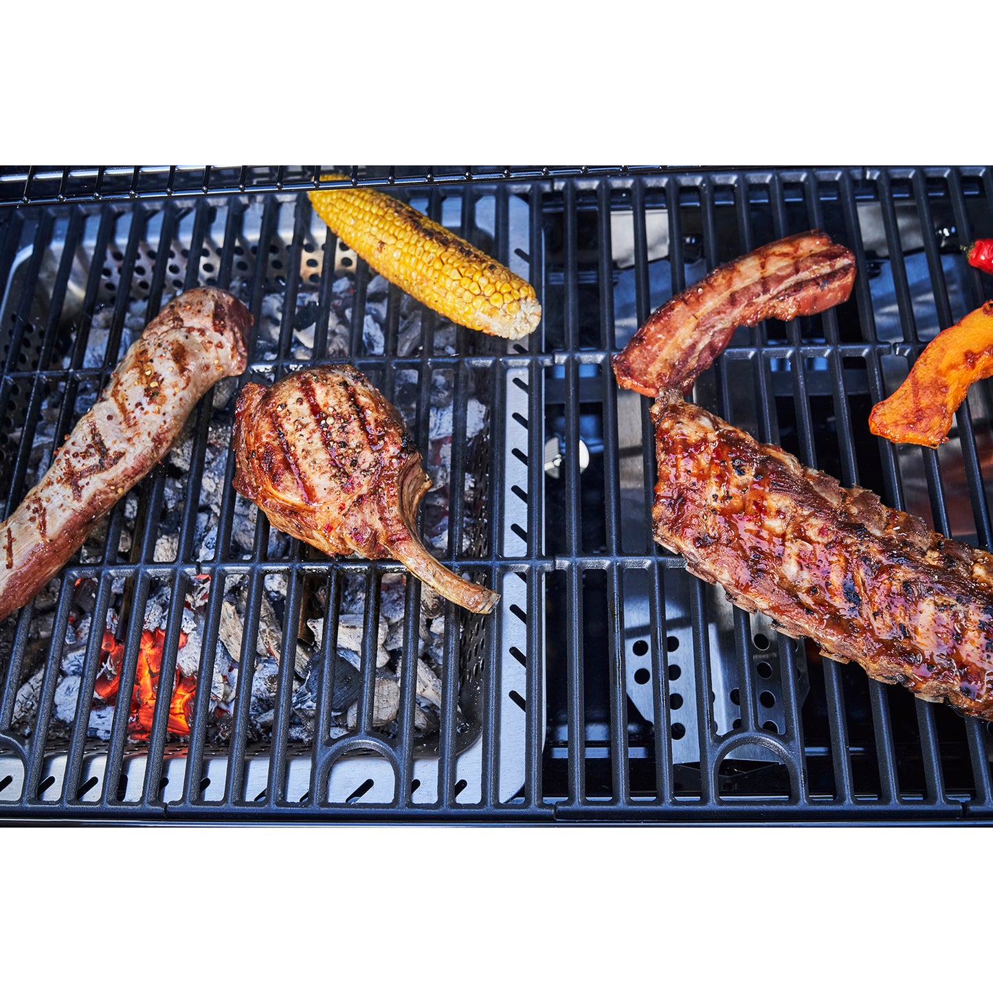 Hybrid Grill Gas2Coal 4 Burners, Gas and Charcoal