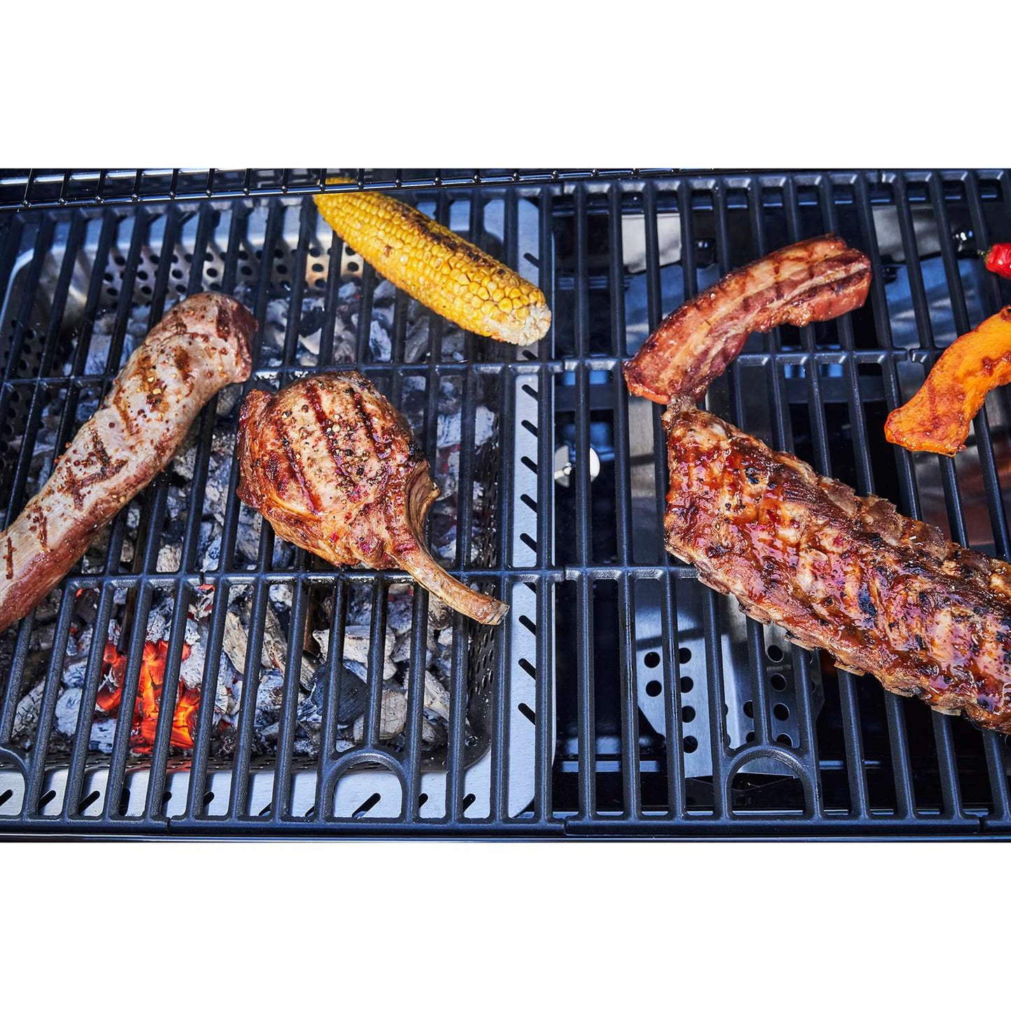 Hybrid Grill Gas2Coal 4 Burners, Gas and Charcoal