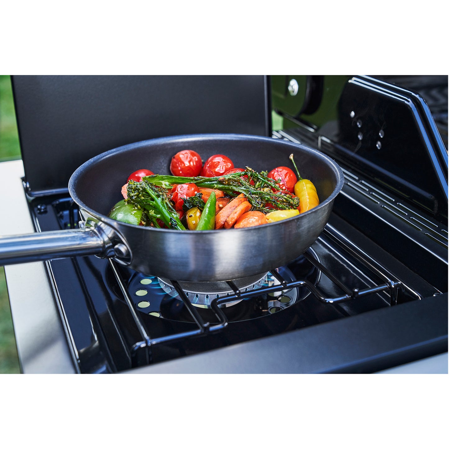 Hybrid Grill Gas2Coal 4 Burners, Gas and Charcoal