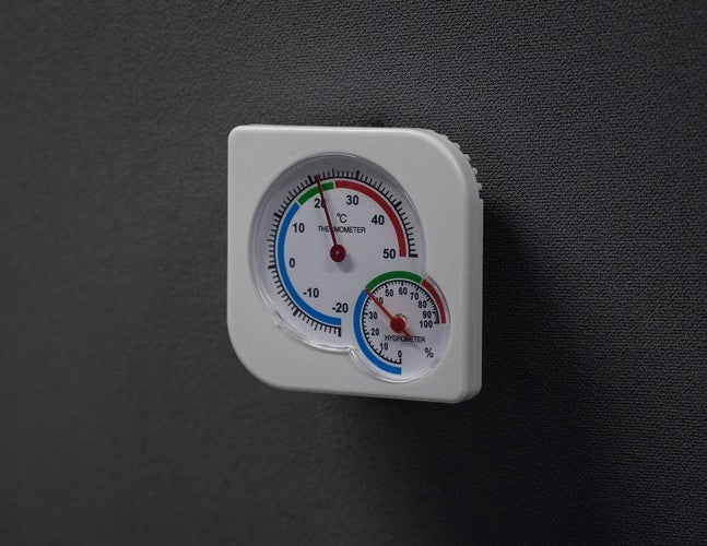 Hygrometer - an analogue humidity meter