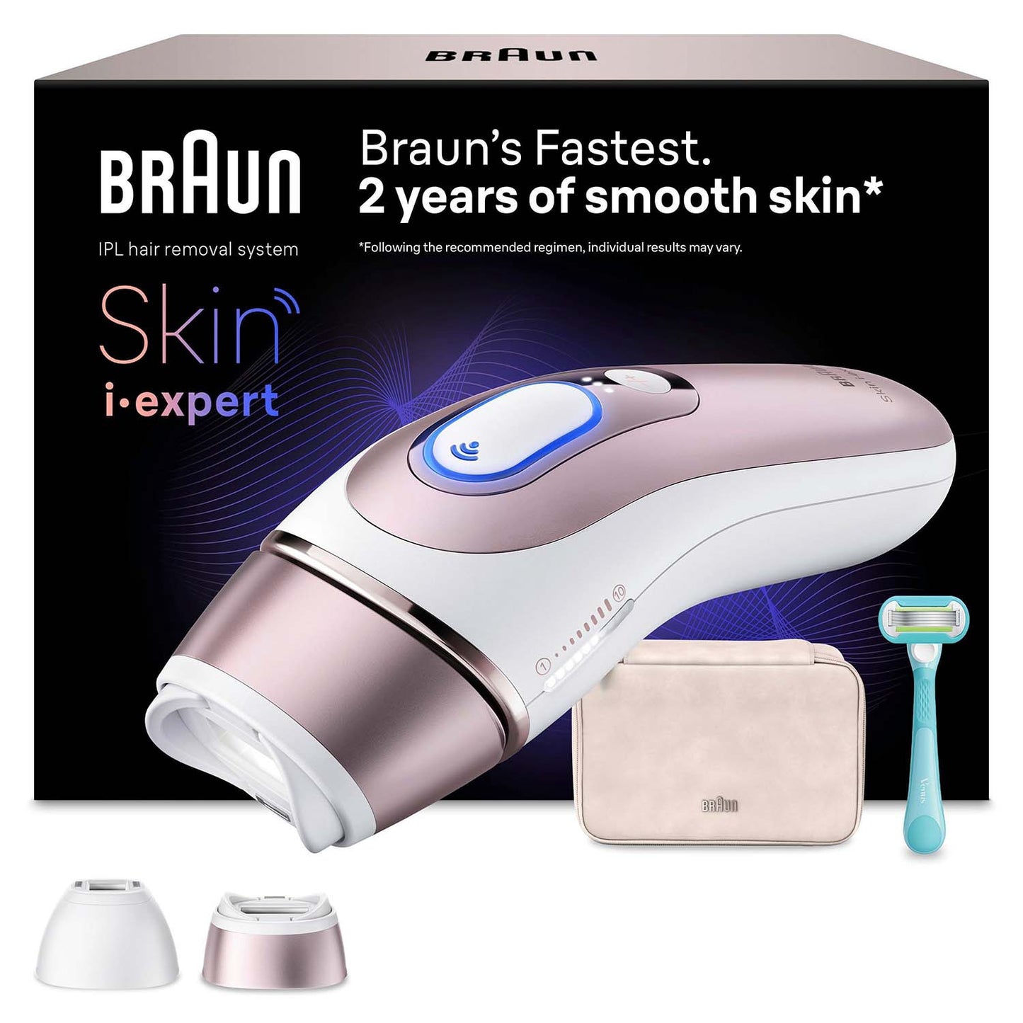 IPL Hair Removal Device, Home Use, Smart Heads, App-Enabled