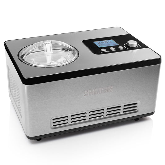Ice Cream Maker with Compressor, 2L, LCD Display, Timer