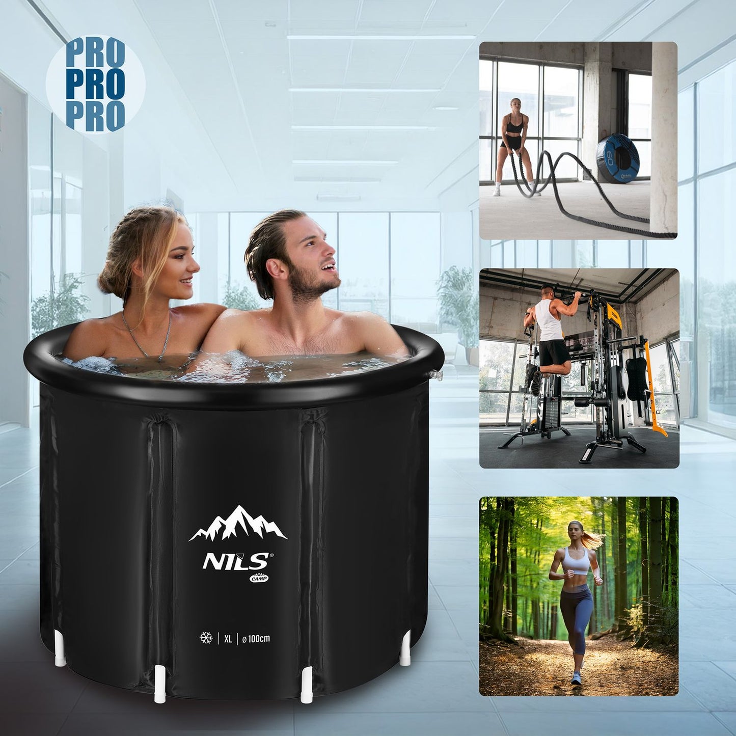 Ice Tub, 100 cm, Portable Camping Gear