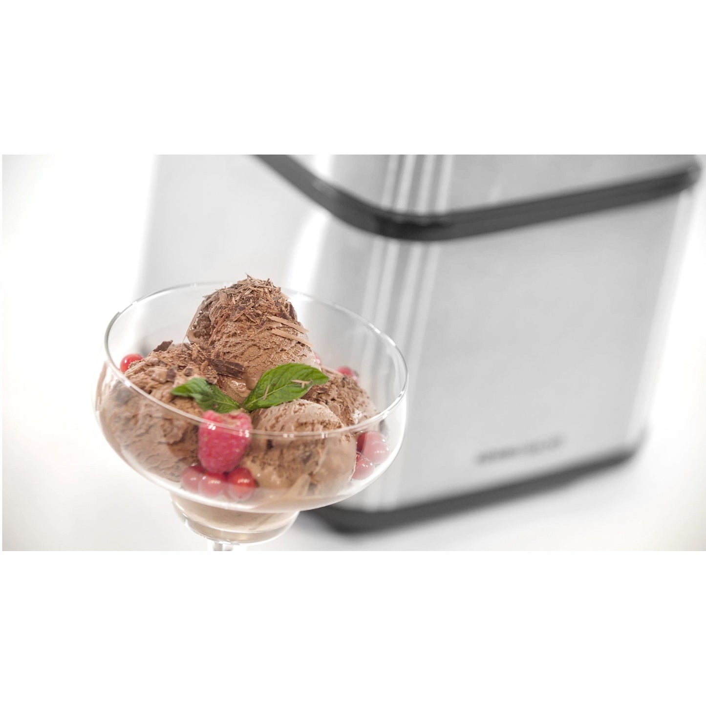 Ice cream machine IM 12 Kurt 0.5l Stainless Sorbet, Ice Cream Frozen Yogurt Slush