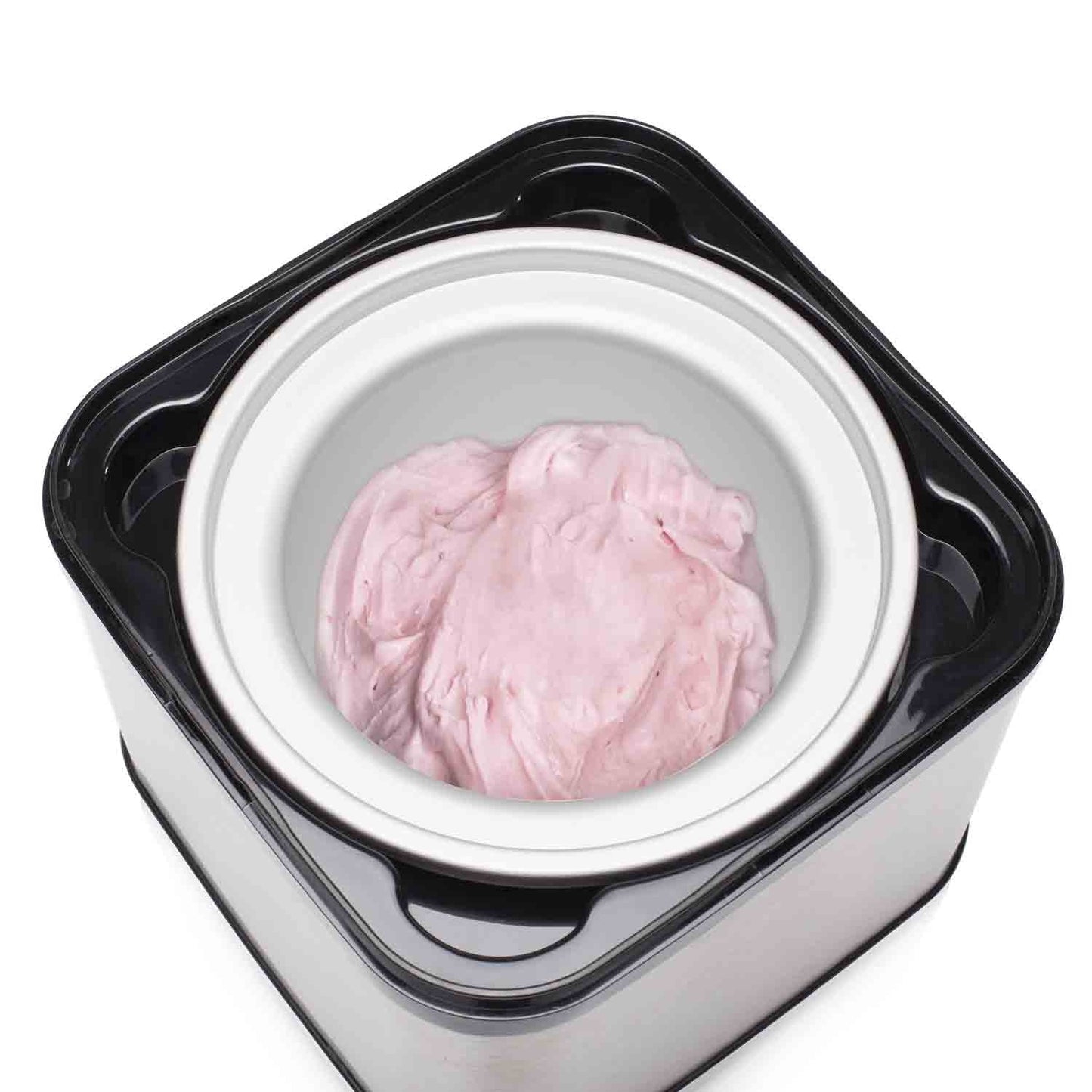 Ice cream maker Stainless 1.5l LCD