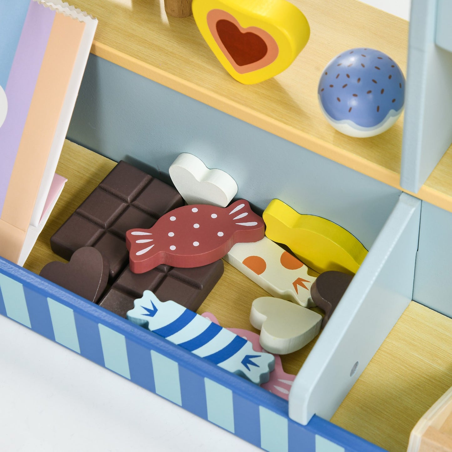 Ice cream shop for children, Light blue, 2-5 years