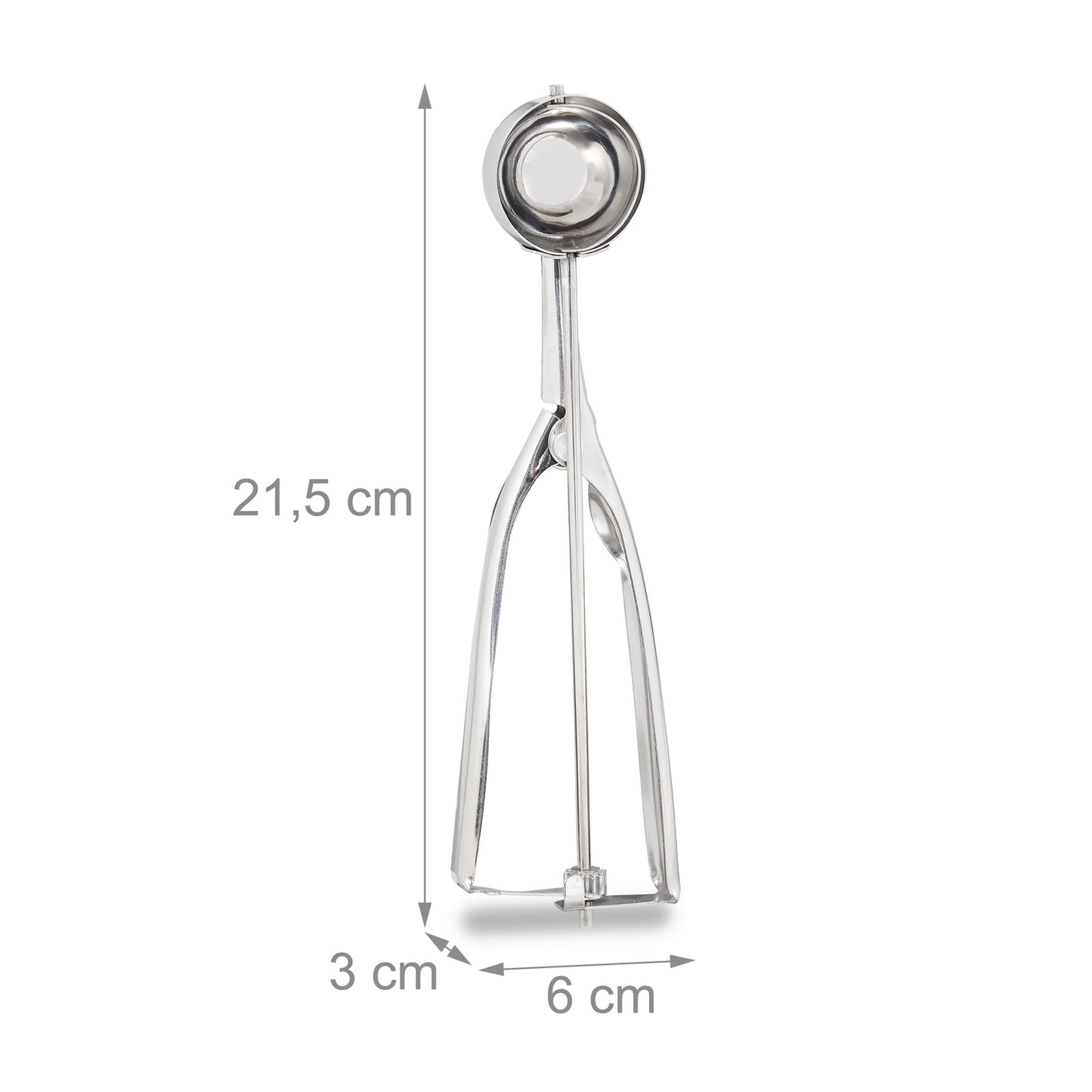 Ice cream scoop stainless steel 39 mm