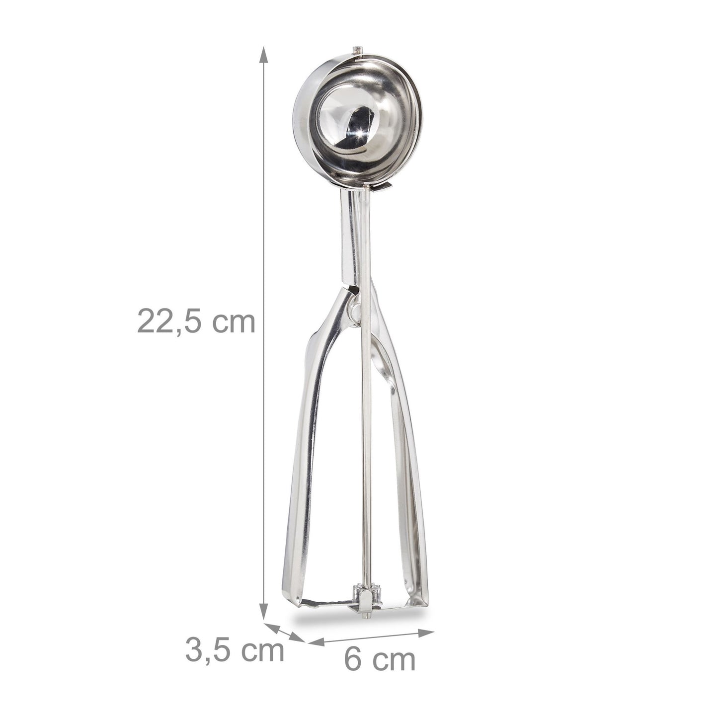 Ice cream scoop stainless steel 53 mm