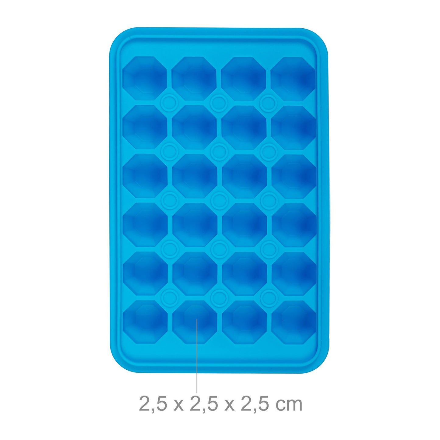 Ice cube mold set of 4 diamonds