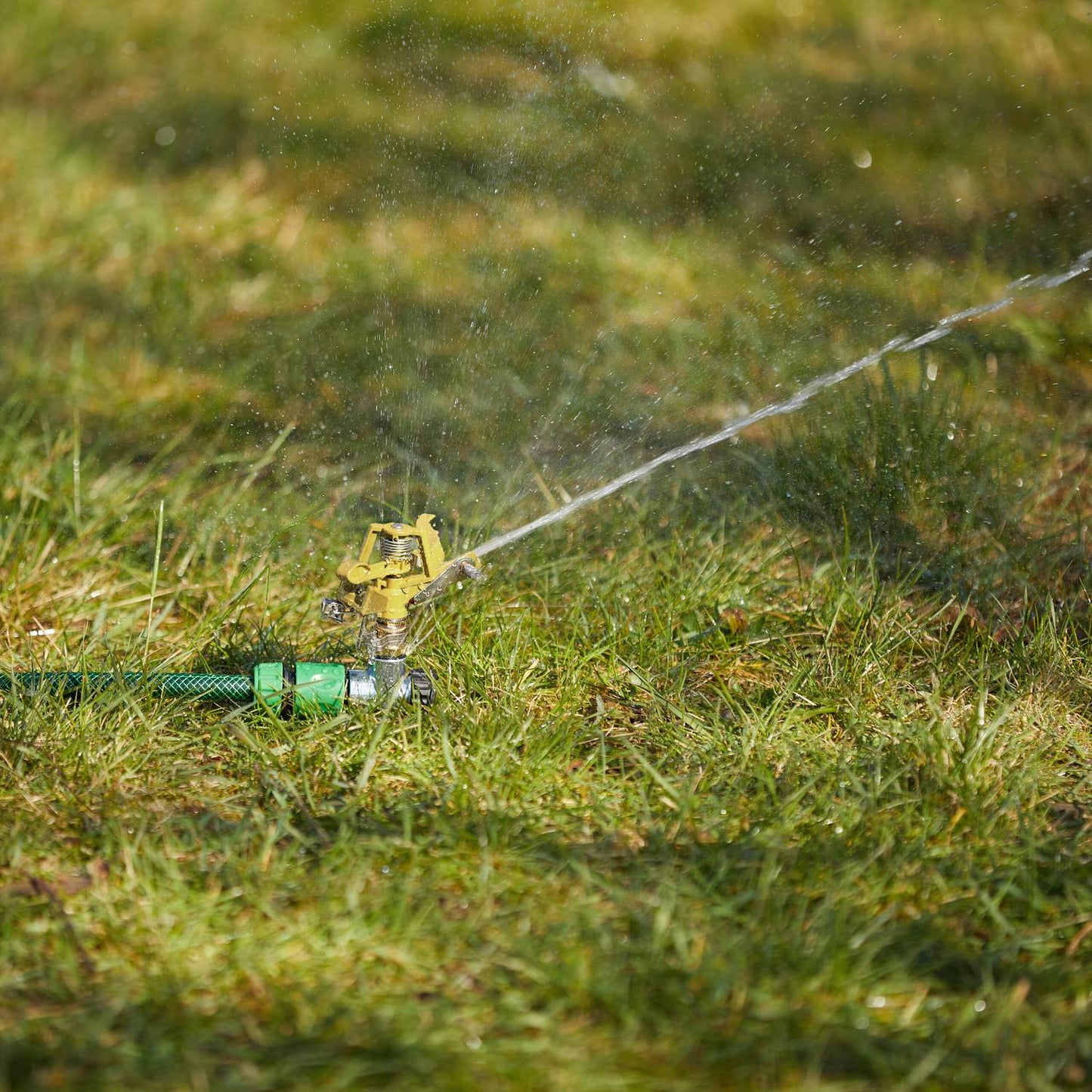 Impulse sprinkler set of 3 with ground spike