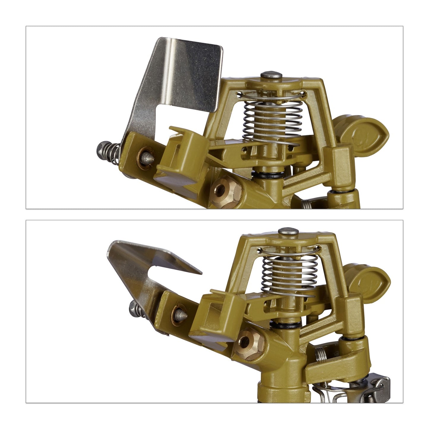 Impulse sprinkler set of 3 with ground spike