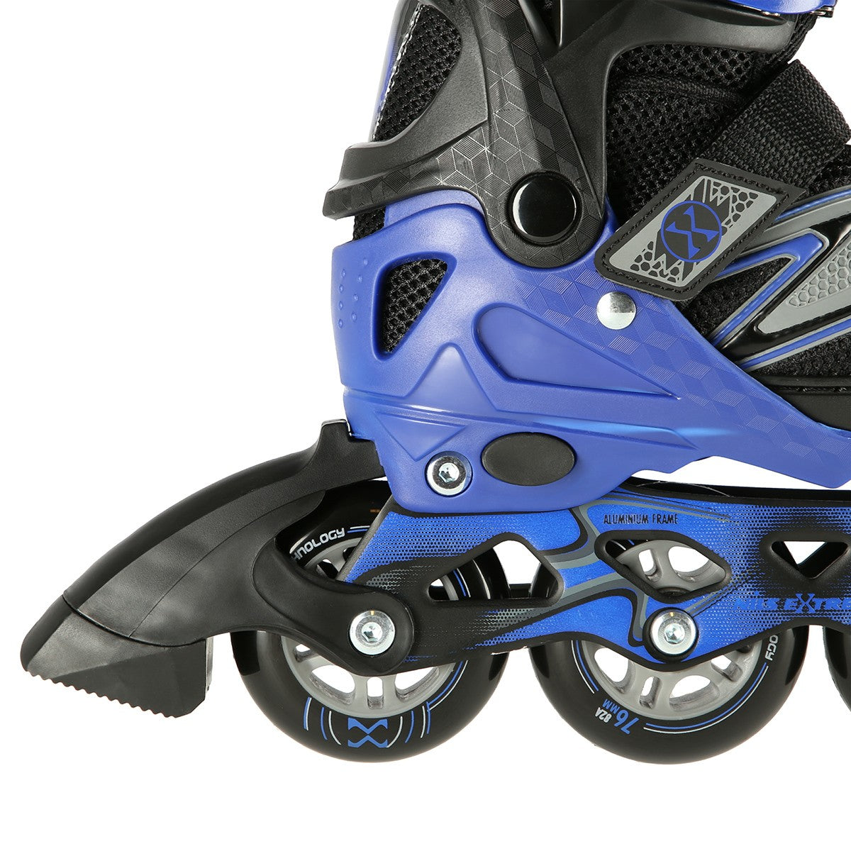 In-Line Skates, Black-Blue, Size L (39-42)