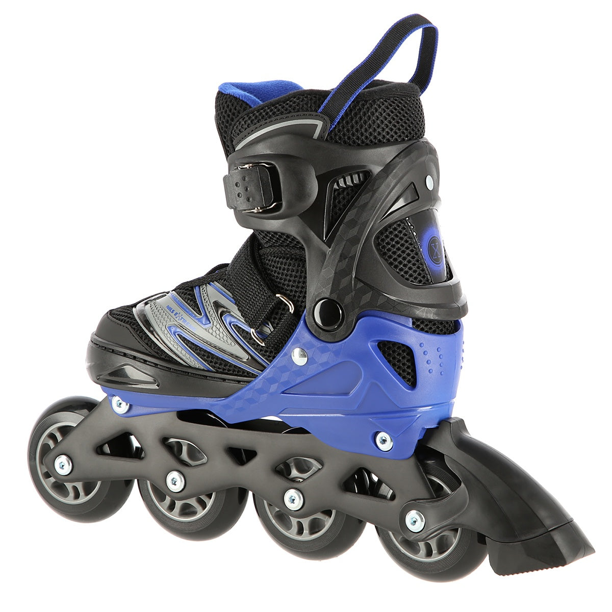 In-Line Skates, Black-Blue, Size L (39-42)