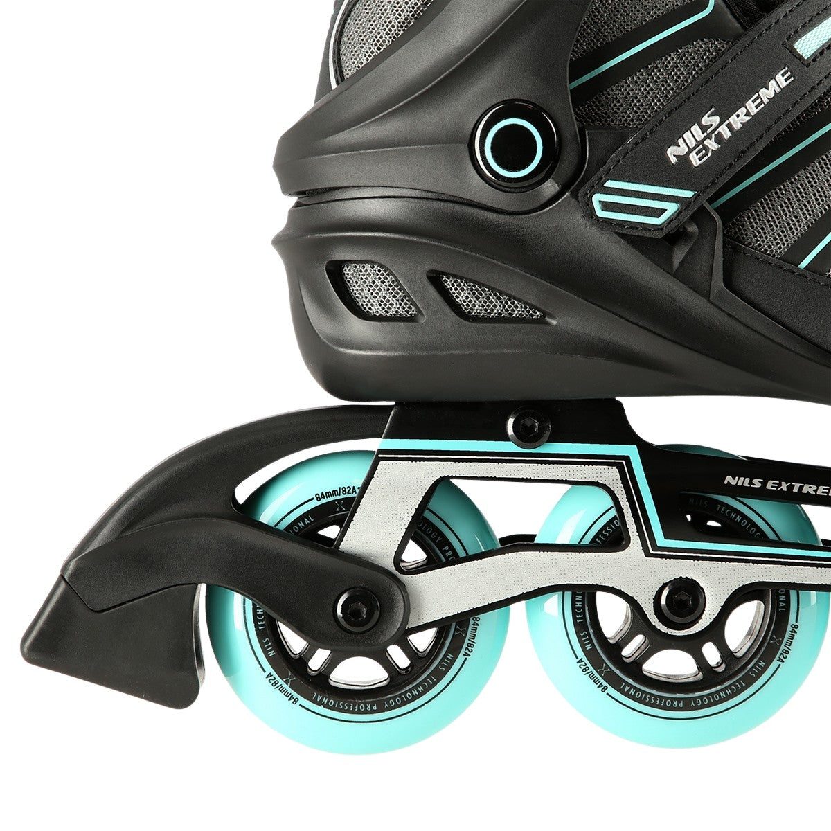 In-Line Skates, Black-Mint, Size 45