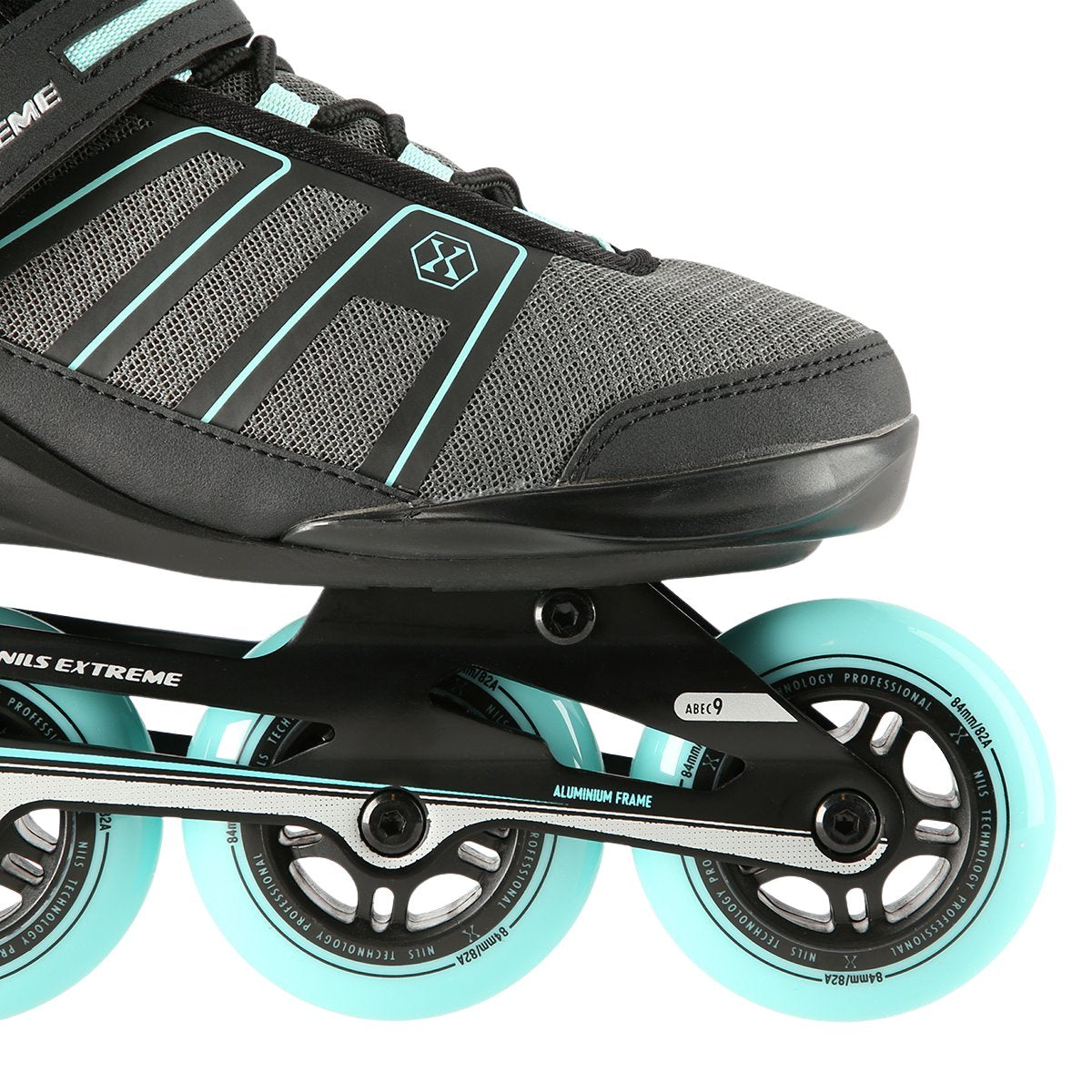 In-Line Skates, Black-Mint, Size 45