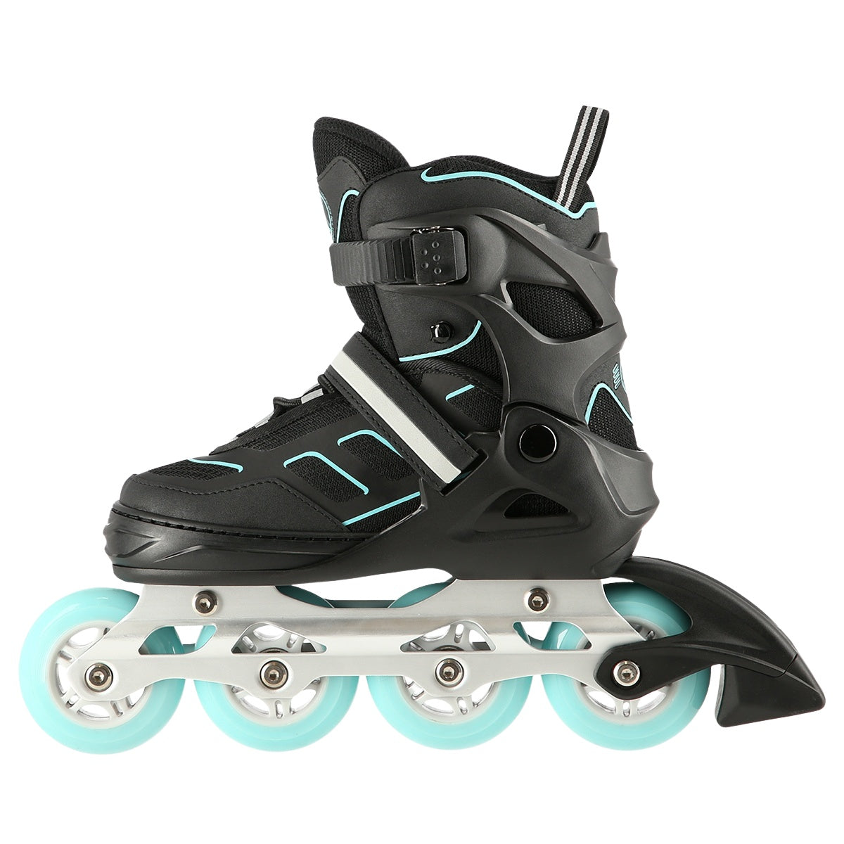 In-Line Skates, Black-Mint, Size L (39-42)