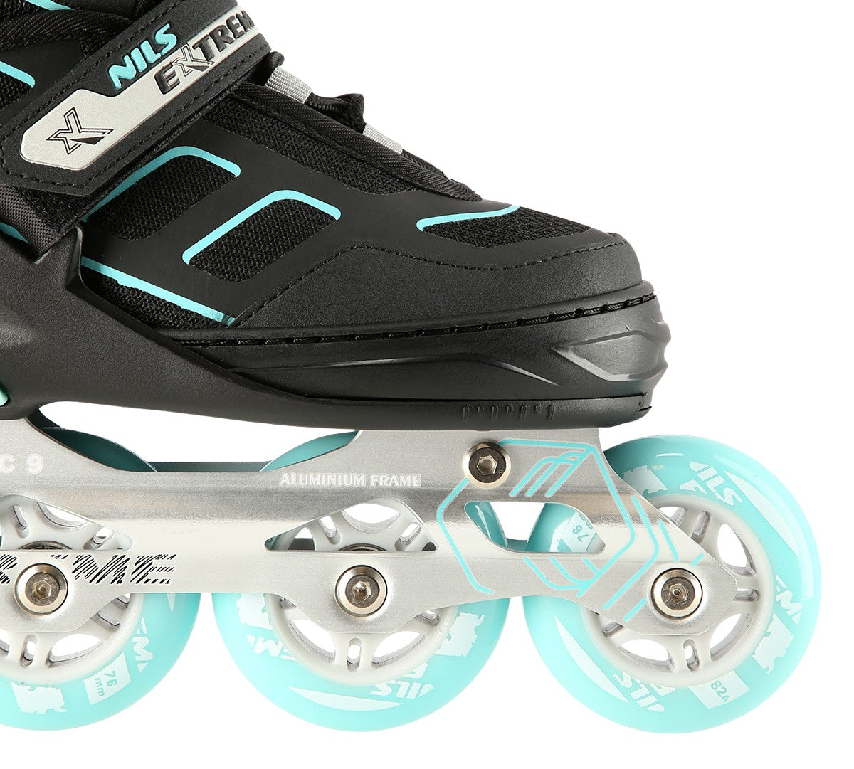 In-Line Skates, Black-Mint, Size M (35-38)