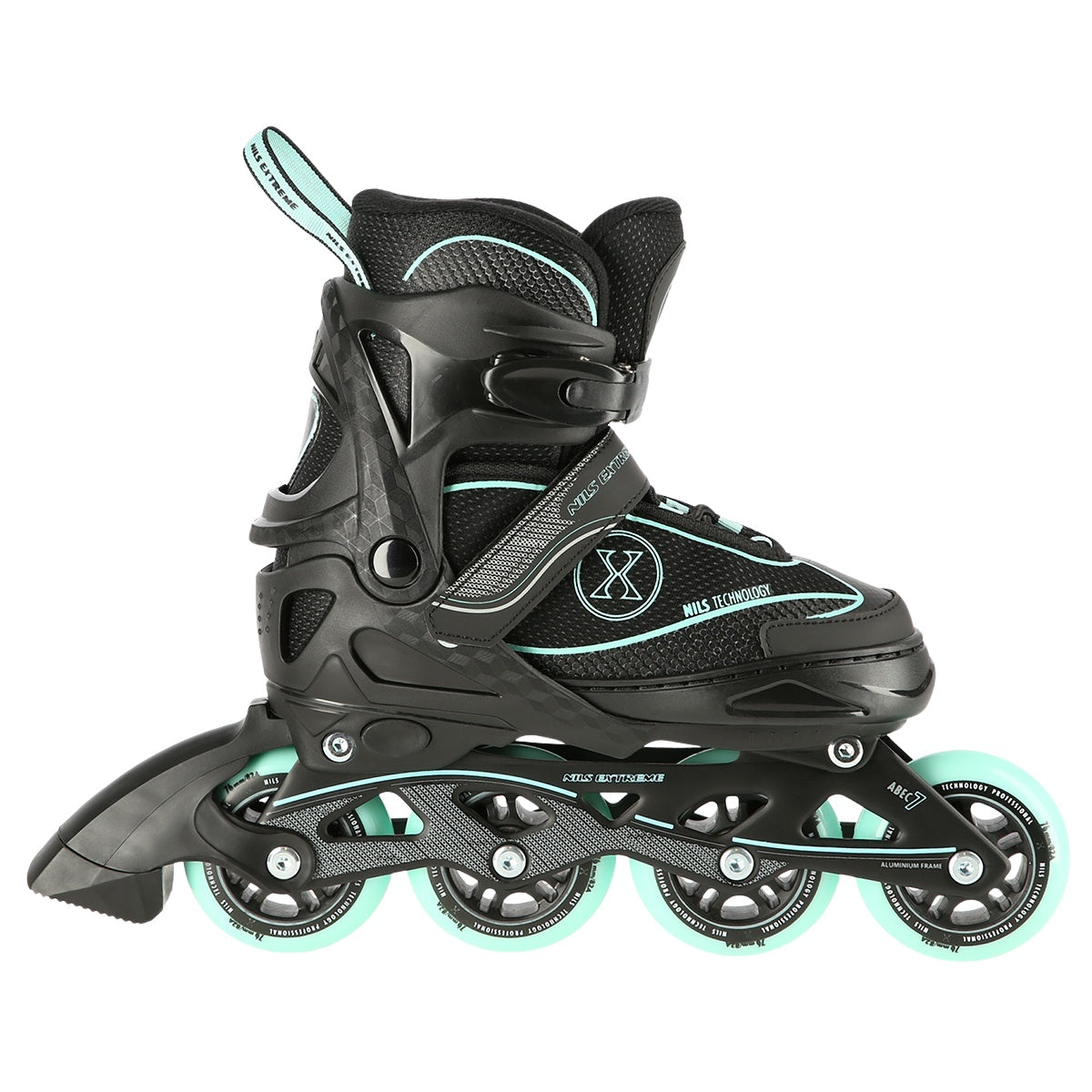 In-Line Skates, Black-Mint, Size M (35-38)