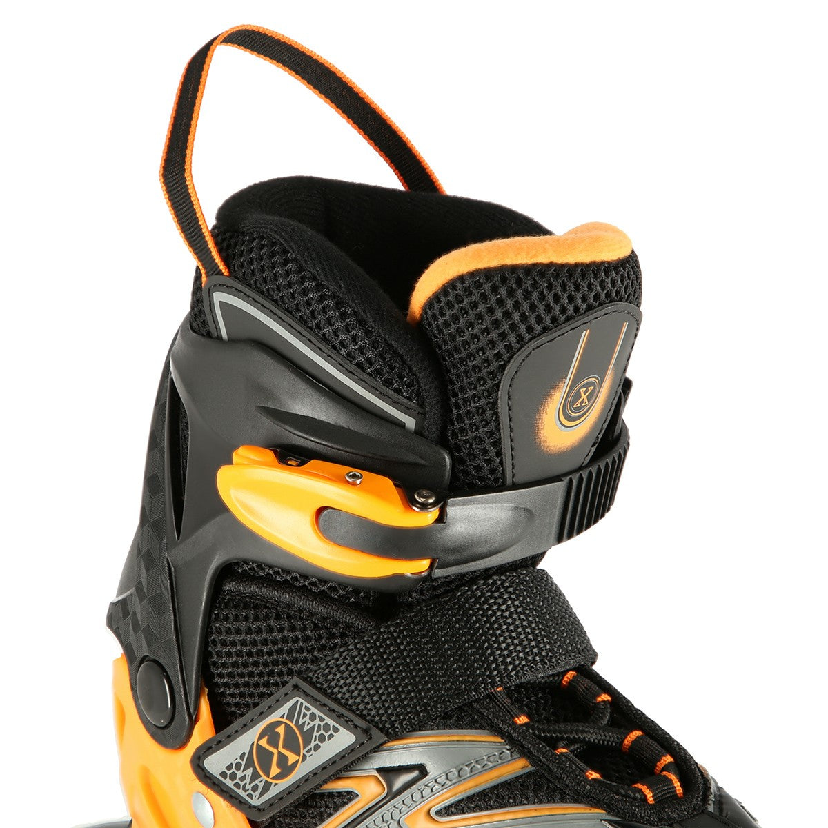 In-Line Skates, Black-Orange, Size L (39-42)