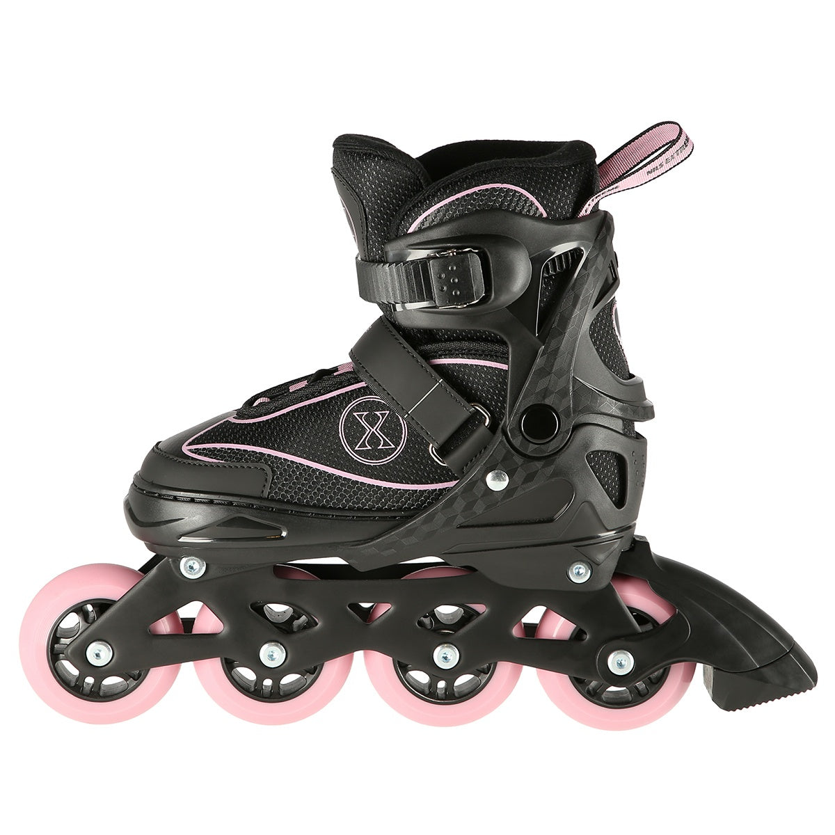 In-Line Skates, Black-Pink, Size S (31-34)