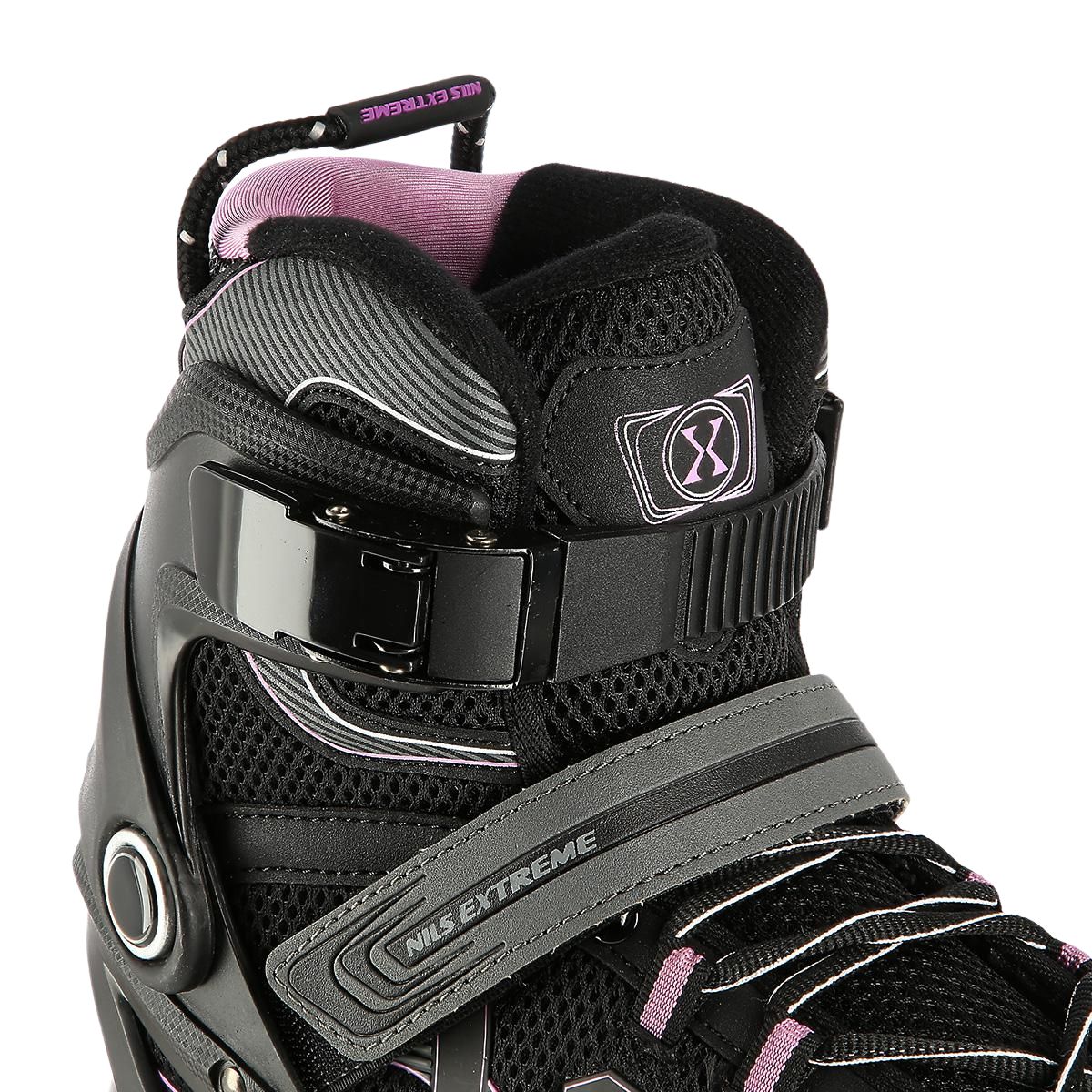 In-Line Skates, Black-Purple, Size 42