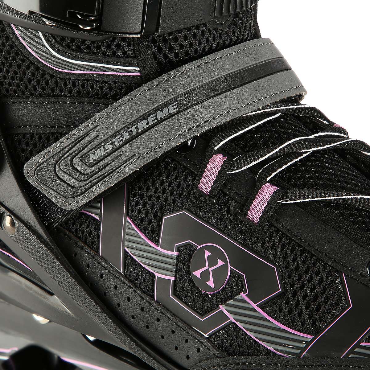 In-Line Skates, Black-Purple, Size 43