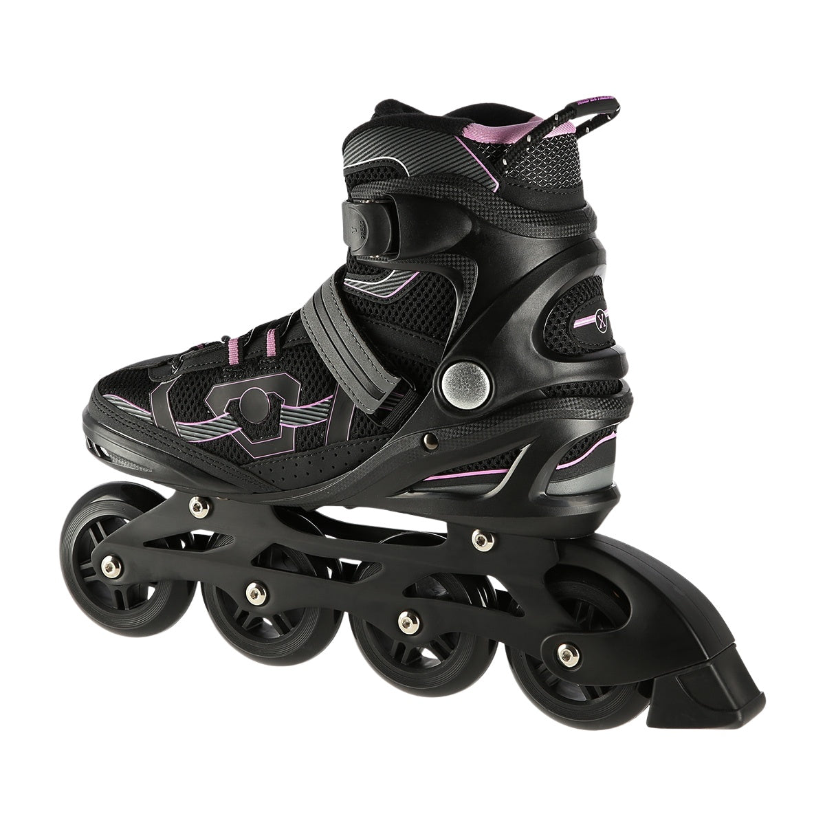 In-Line Skates, Black-Purple, Size 45