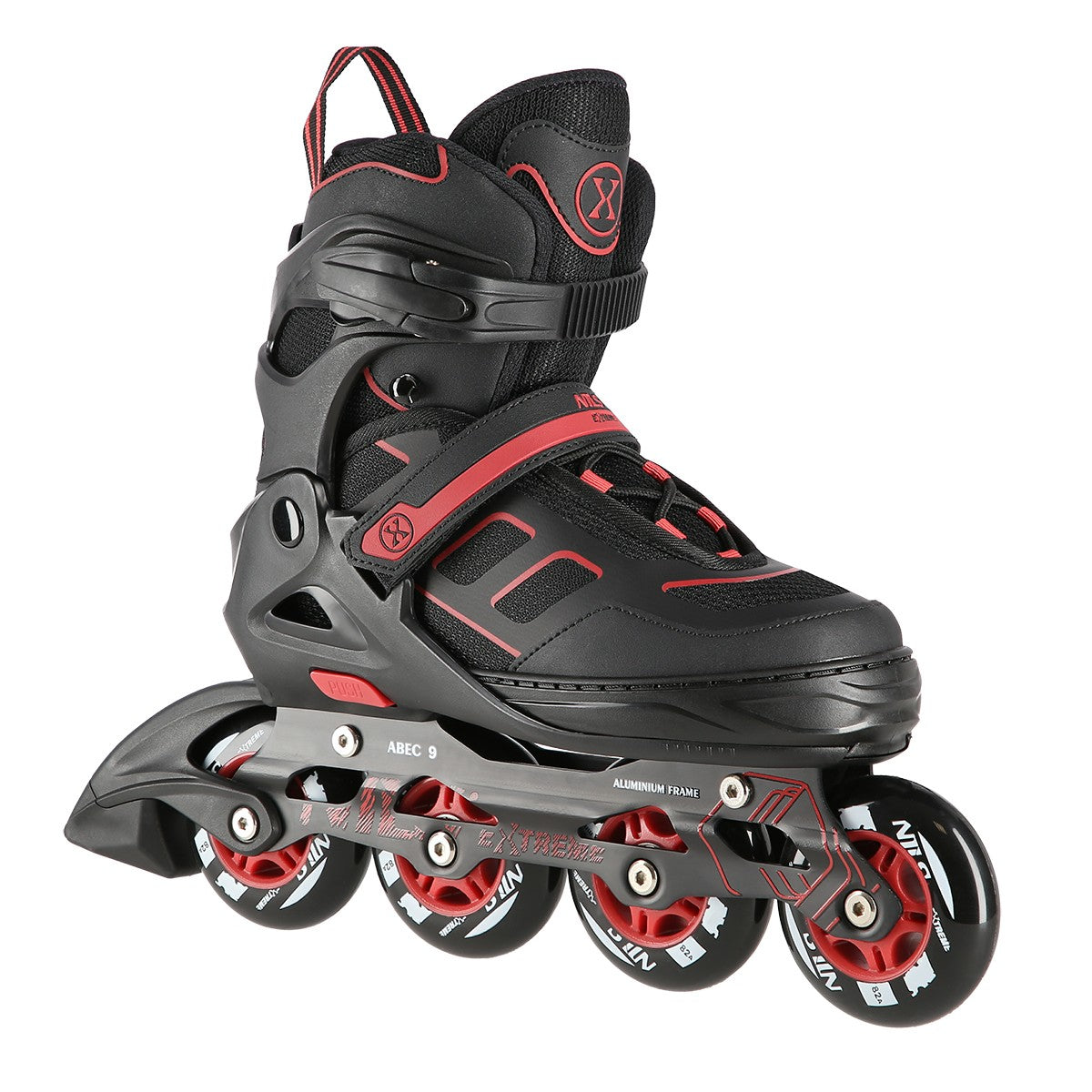 In-Line Skates, Black-Red, Size M