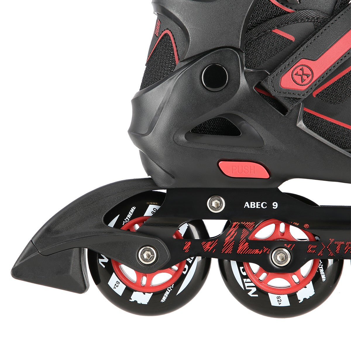 In-Line Skates, Black-Red, Size M