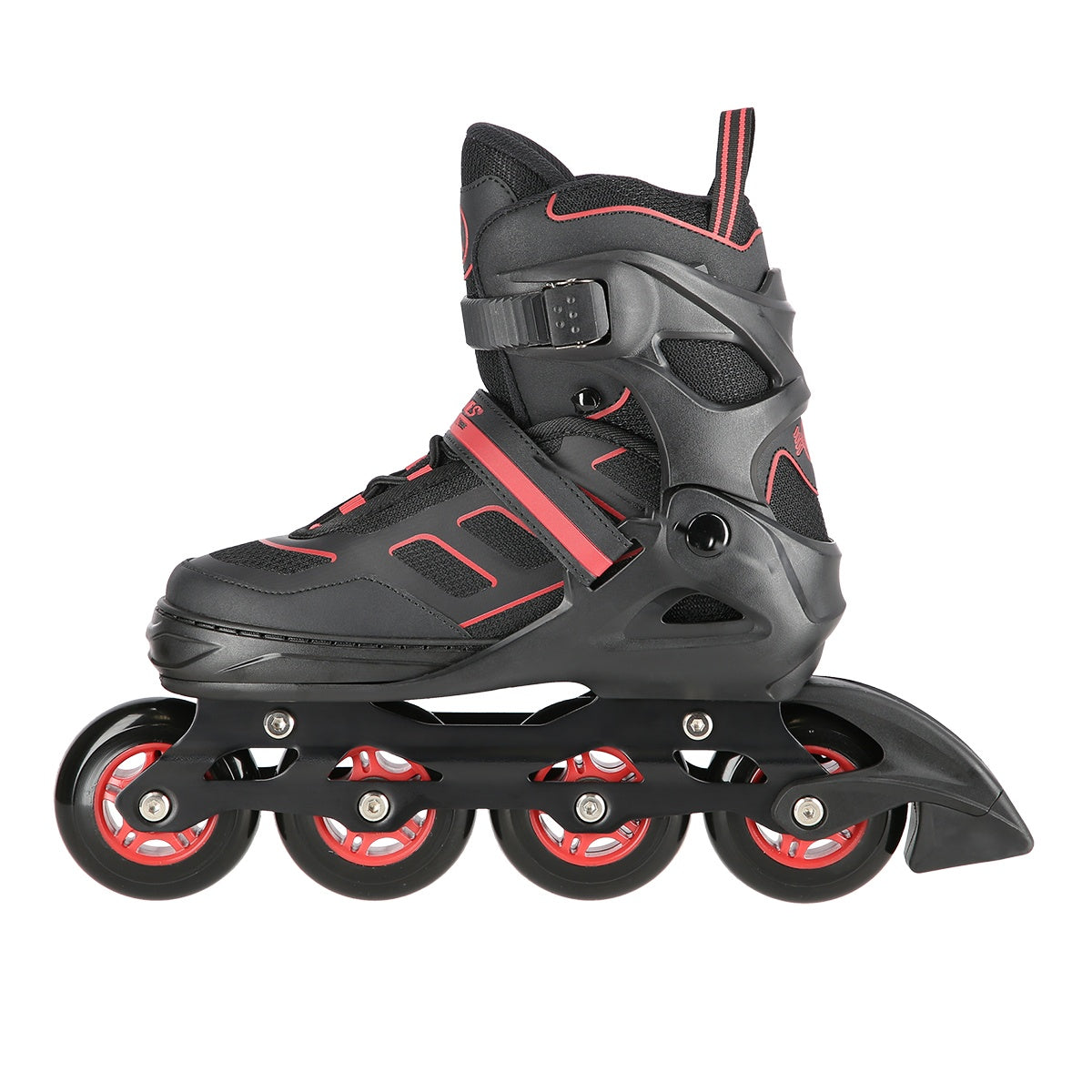 In-Line Skates, Black-Red, Size M