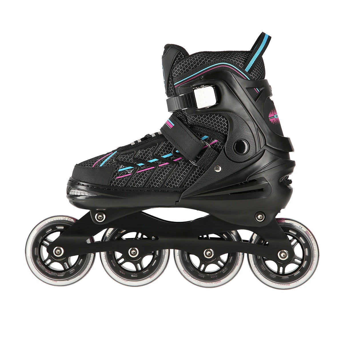In-Line Skates, Black-Violet, Size L (39-42)