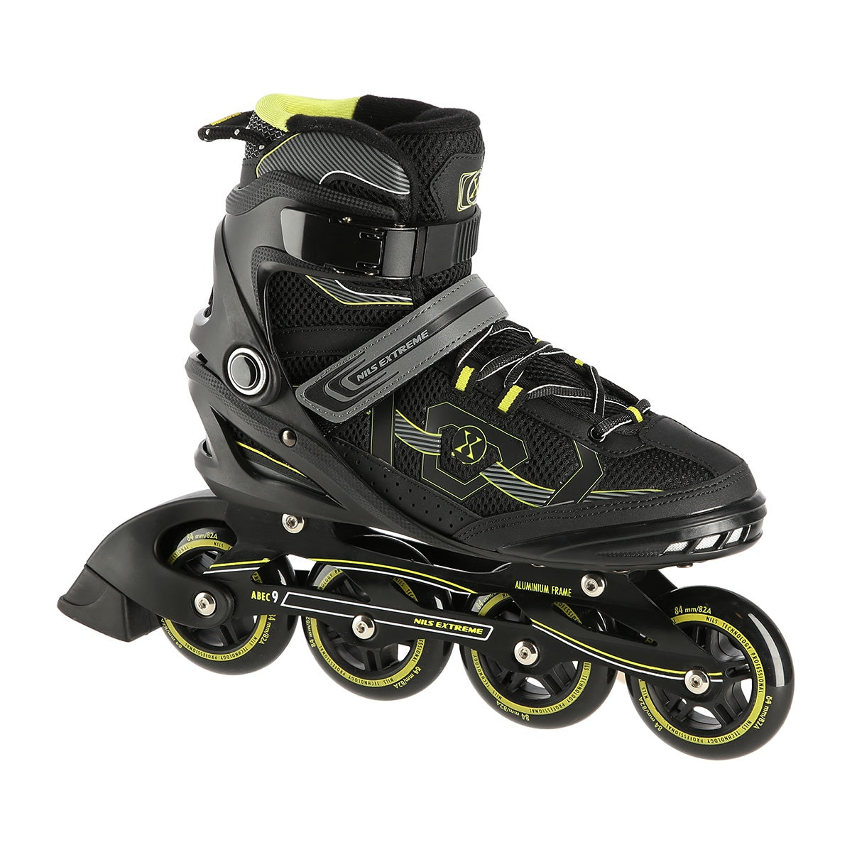 In-Line Skates, Black-Yellow, Size 41