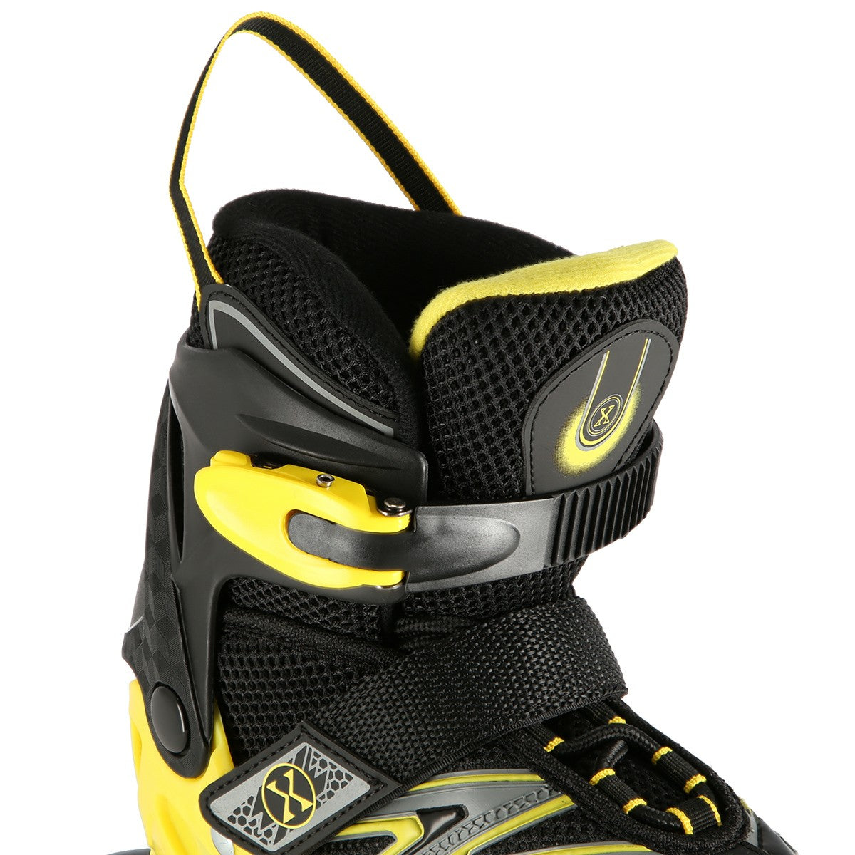 In-Line Skates, Black-Yellow, Size L (39-42)